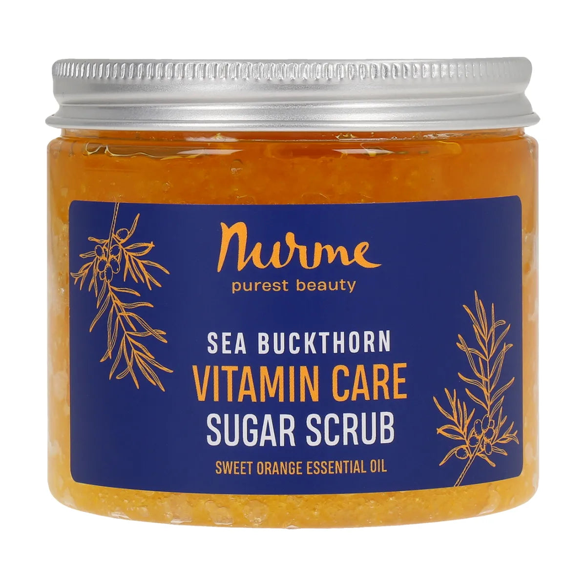 Nurme Sea Buckthorn + Orange Sugar Scrub 250 g – Sokerikuorinta vartalolle