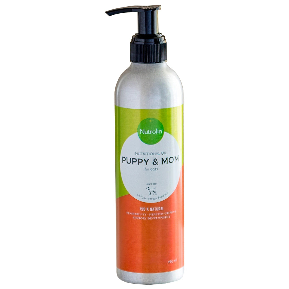 NUTROLIN Puppy & Mom ravintoöljy koirille 265 ml pentujen kehitystä tukemaan