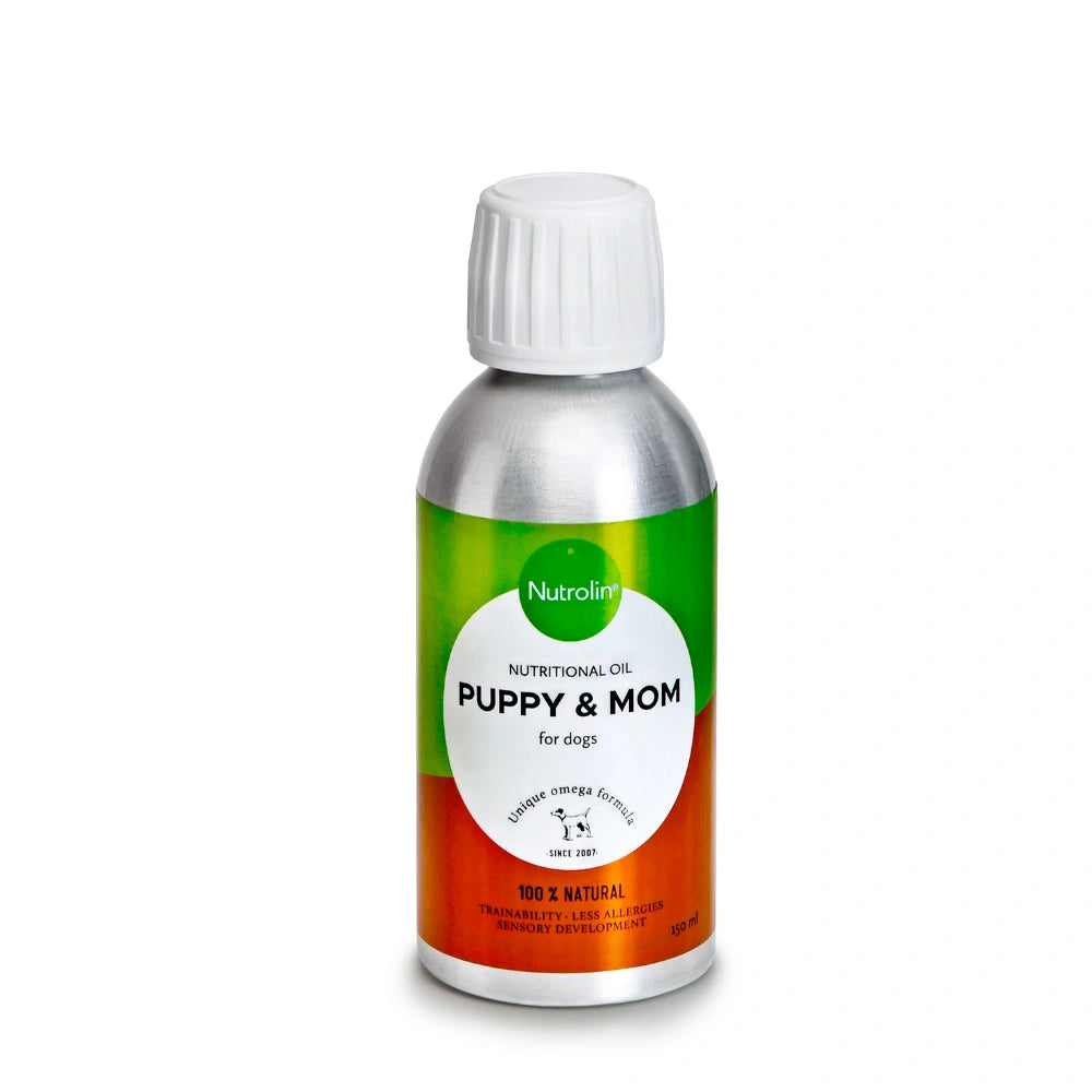 NUTROLIN Puppy & Mom 150 ml ravintoöljy koiranpennuille ja emoille