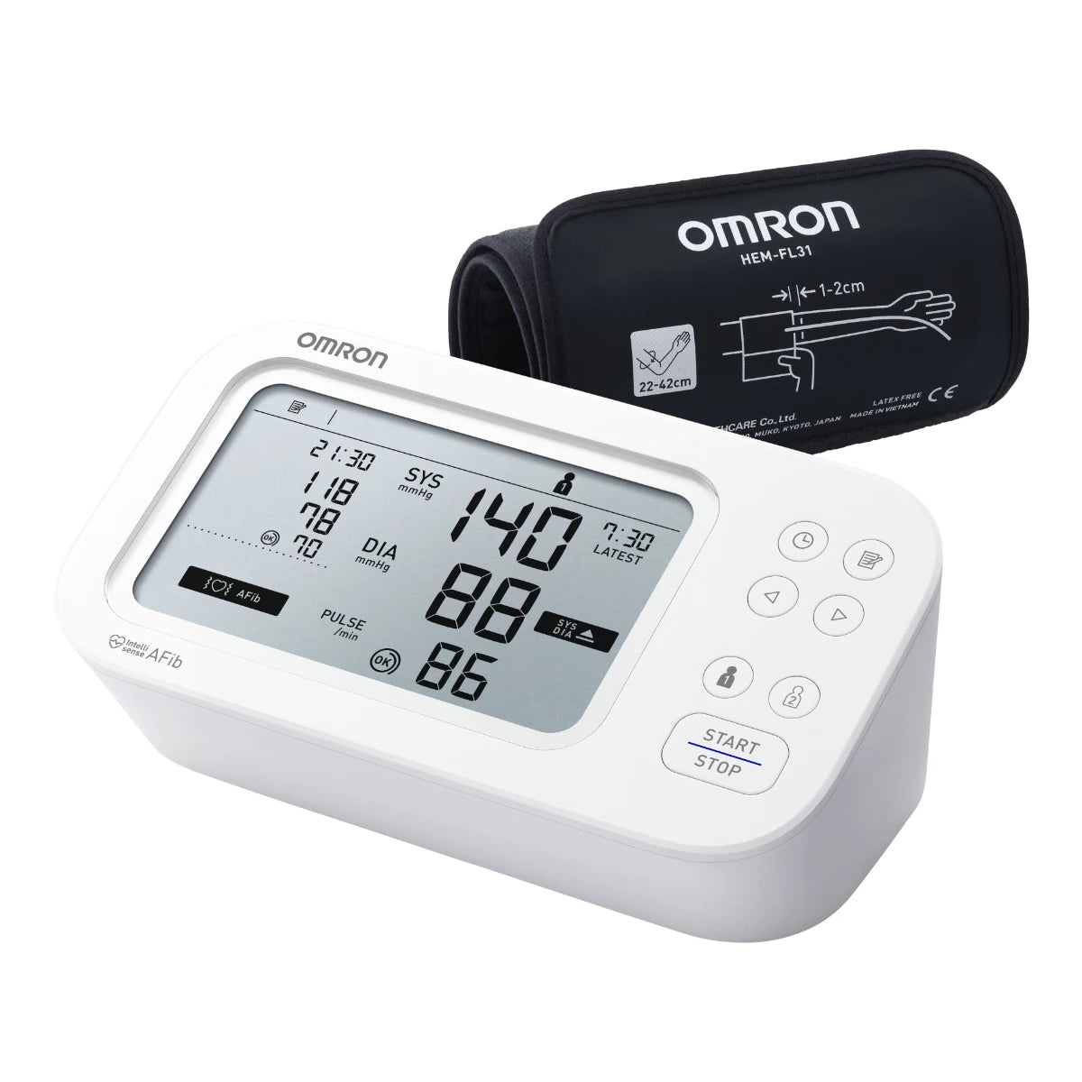 Omron M6 Comfort Afib verenpainemittari 1 kpl