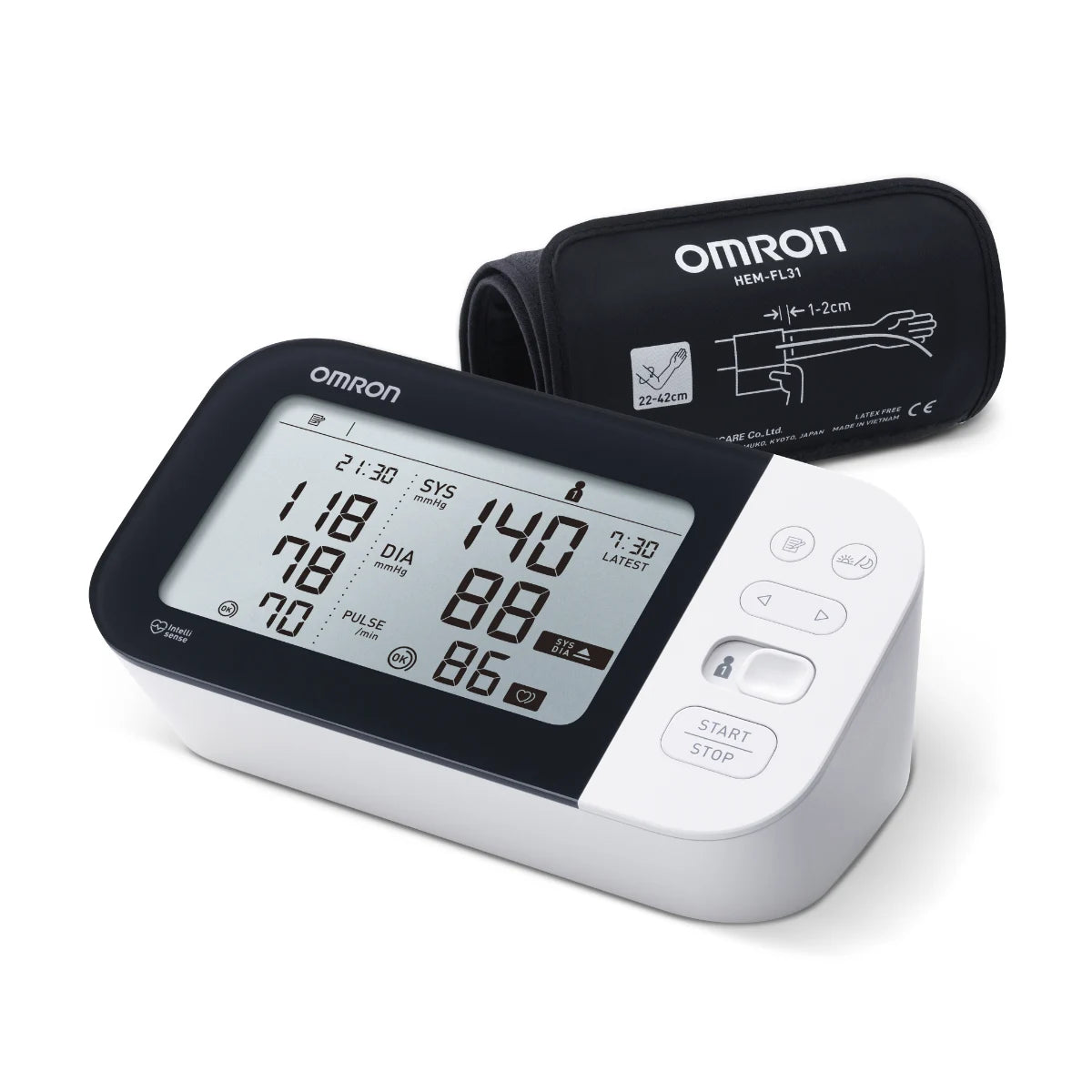 Omron M7 Intelli IT Afib -verenpainemittari | Tarkka ja helppokäyttöinen mittari kotikäyttöön