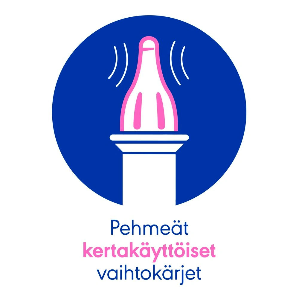 OTRIBABY Niistäjä + 2 suutinta pehmeät kertakäyttöiset vaihtokärjet