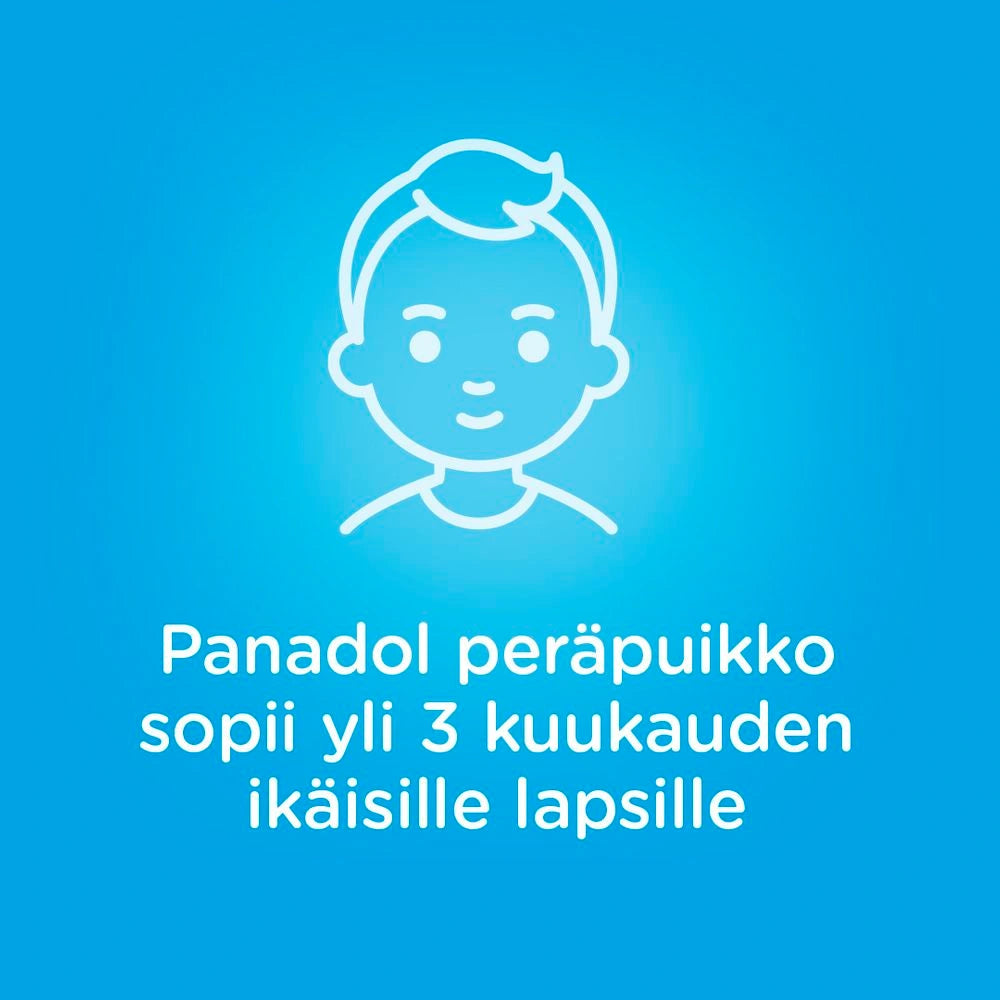 PANADOL 125 mg peräpuikko yli 3kk ikäisille lapsille