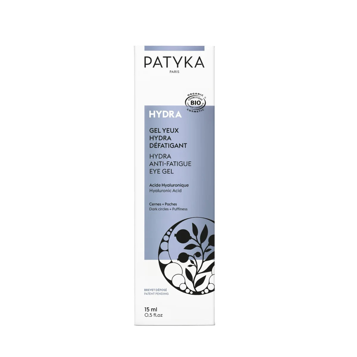 Patyka Hydra Anti-Fatigue Eye Gel 15 ml tummille silmänalusille