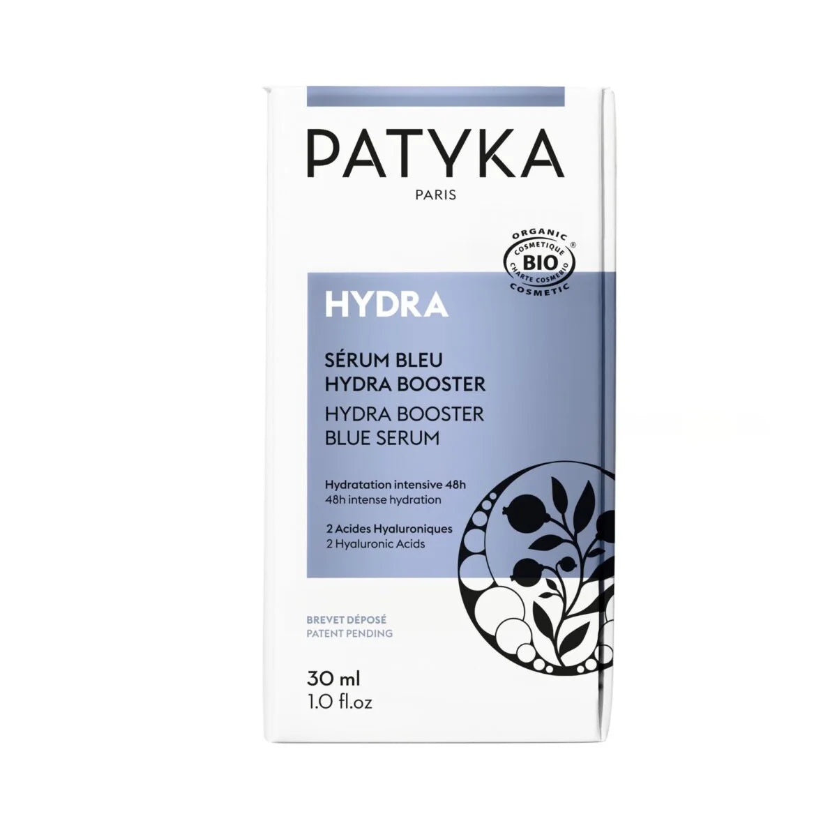 Patyka Hydra Booster Blue Serum 30 ml herkälle ja kosteusköyhälle iholle