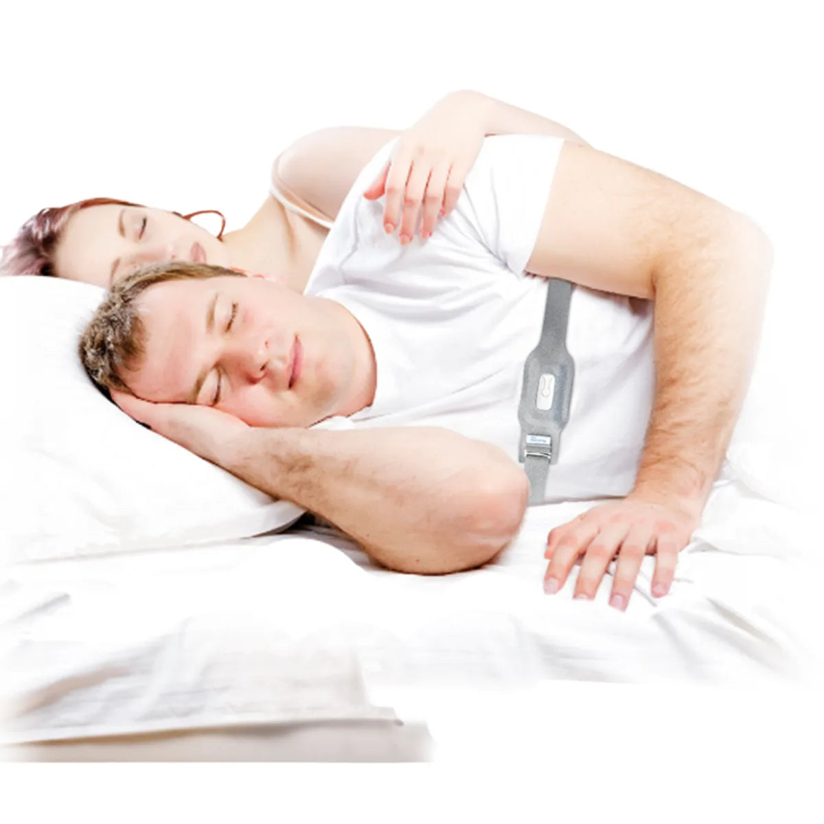 Posiform sähköinen kuorsauksen estovyö ohjaa oikeaan asentoon värisemällä