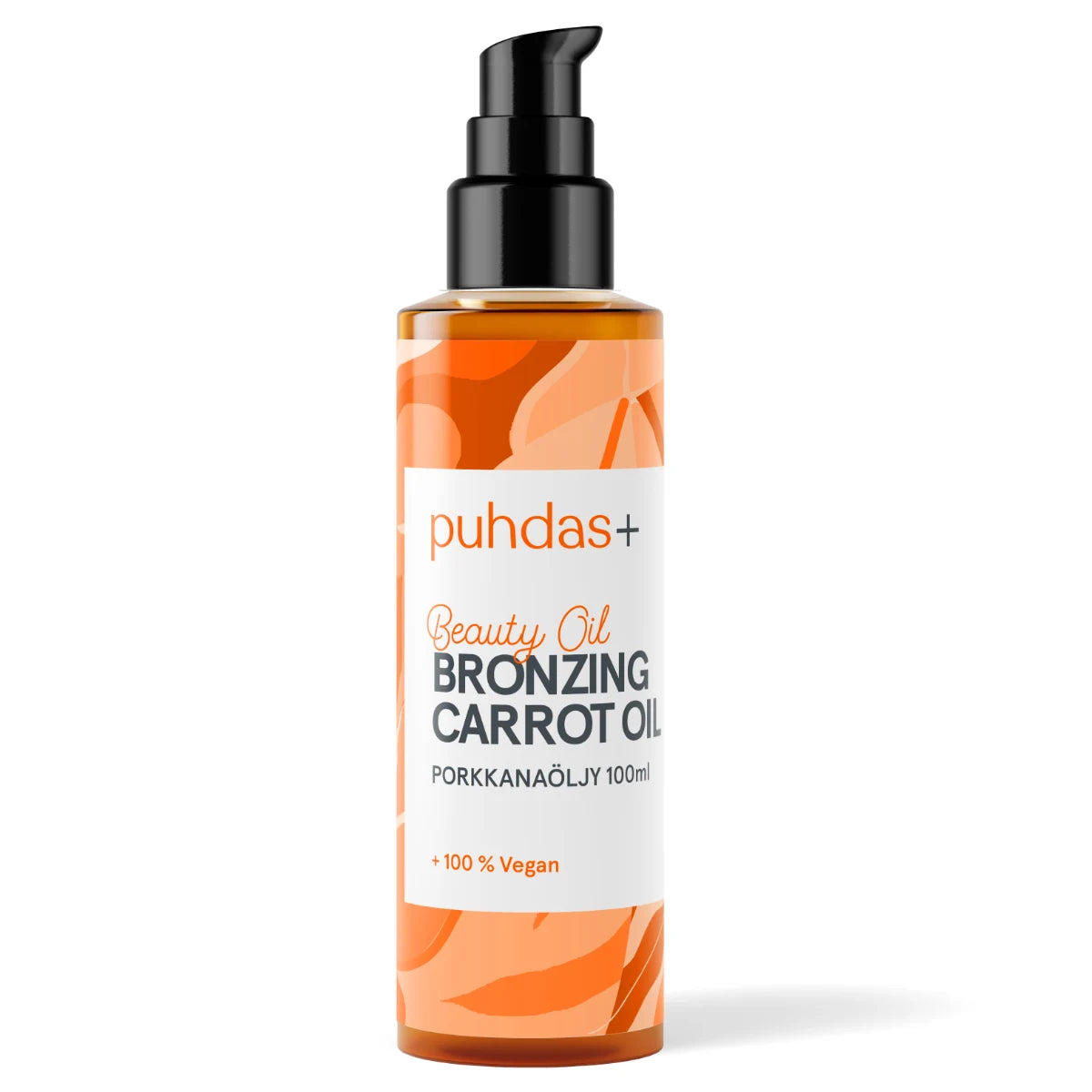 PUHDAS+ Beauty oil bronzing carrot oil porkkanaöljy 100 ml
