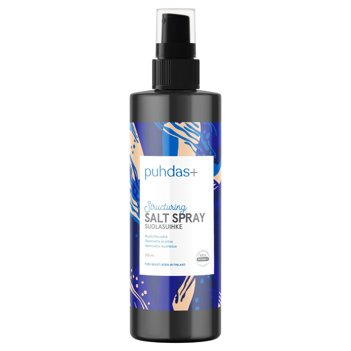 Puhdas+ Salt Spray 250 ml – suolasuihke volyymiin ja rantalookiin