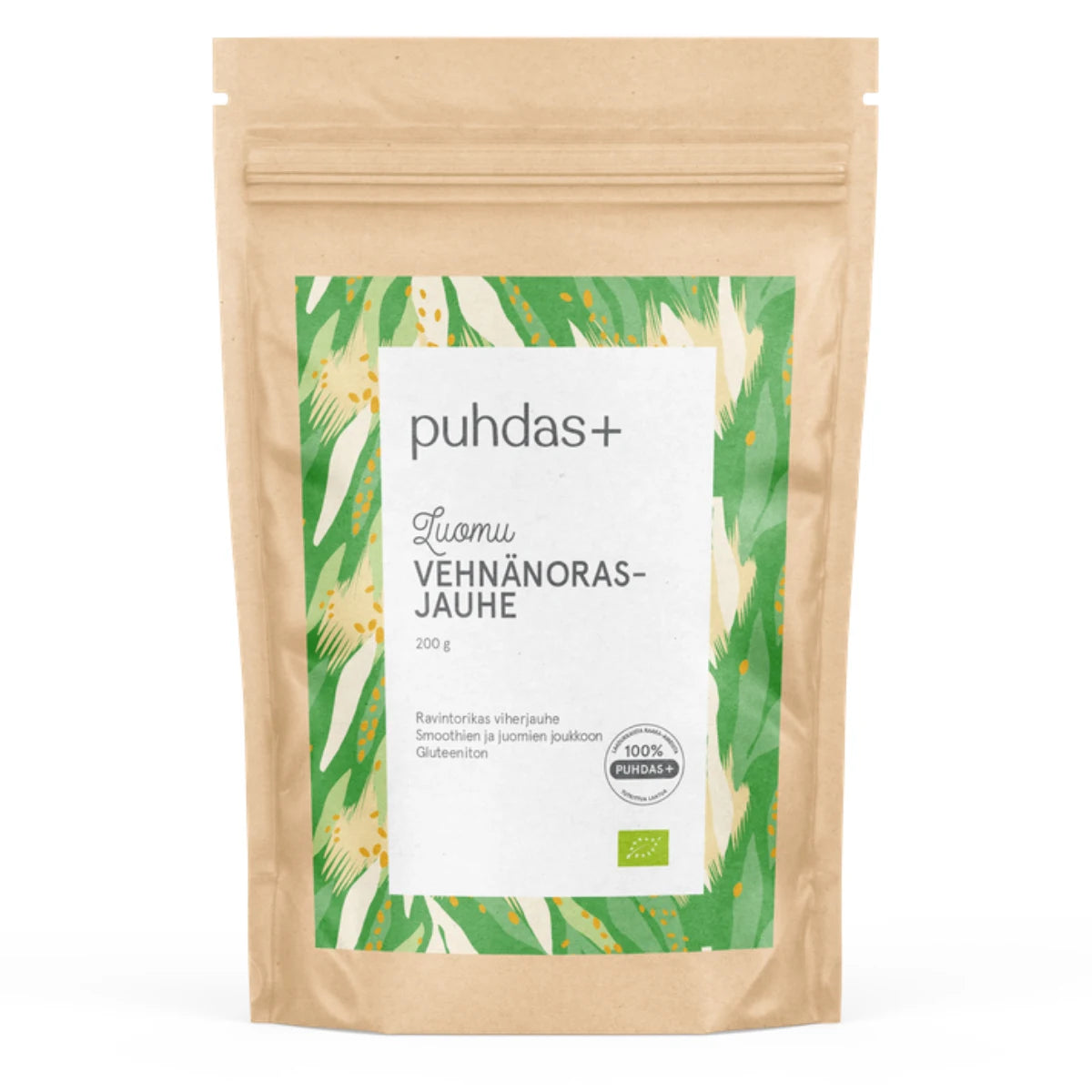 PUHDAS+ Luomu Vehnänorasjauhe 200 g
