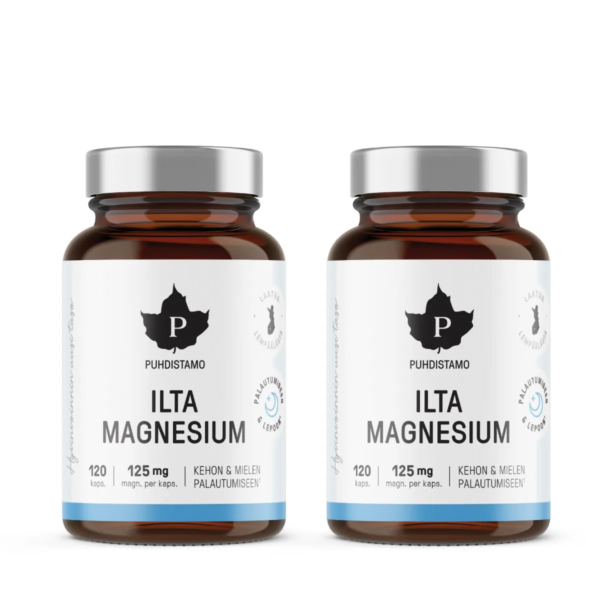 Puhdistamo Ilta Magnesium 2x120 kaps tuplapakkaus