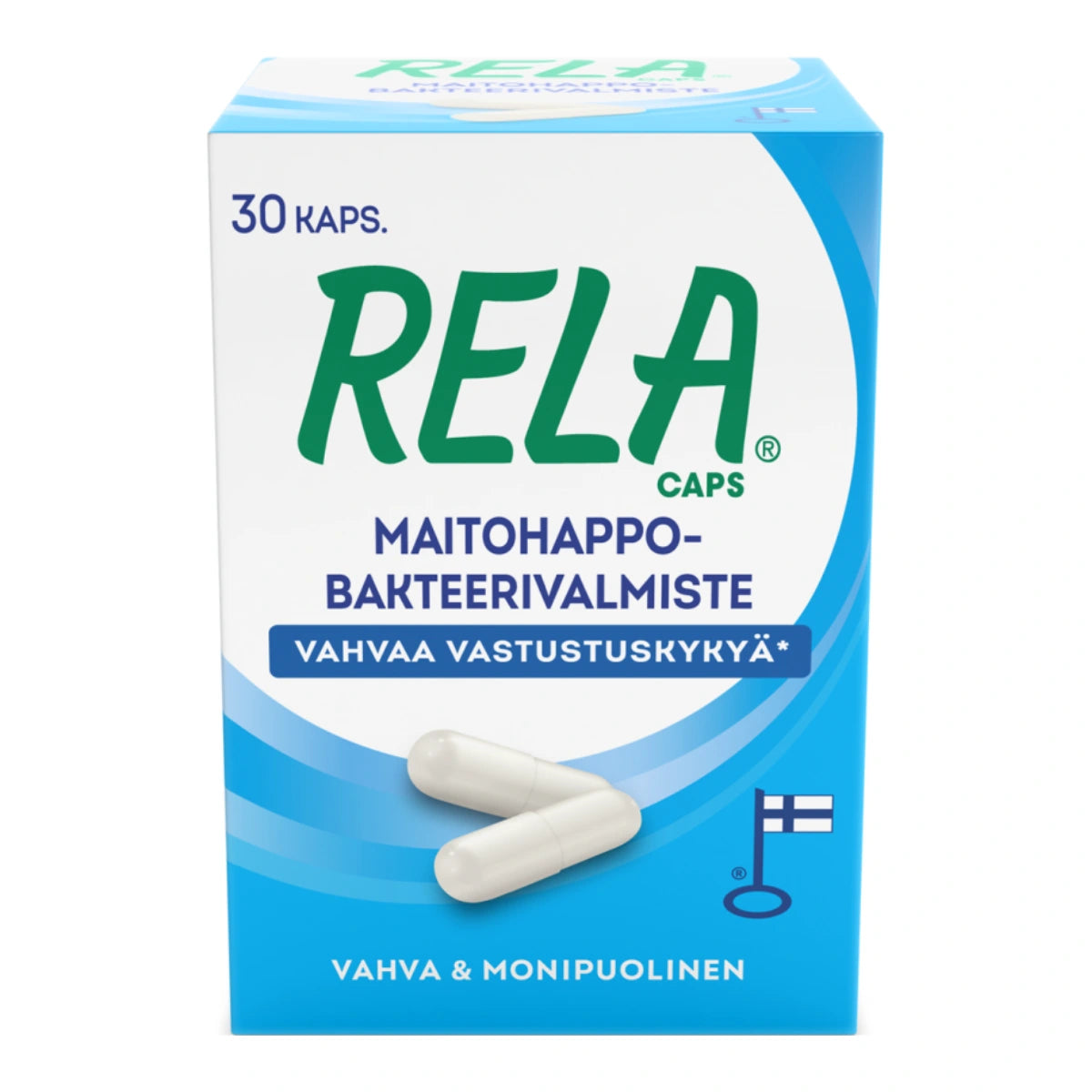 RELA Caps kapseli 30 kpl vahva ja monipuolinen nieltävä kapseli