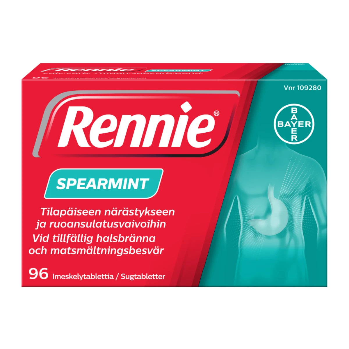 Rennie spearmint 96 imeskelytabl