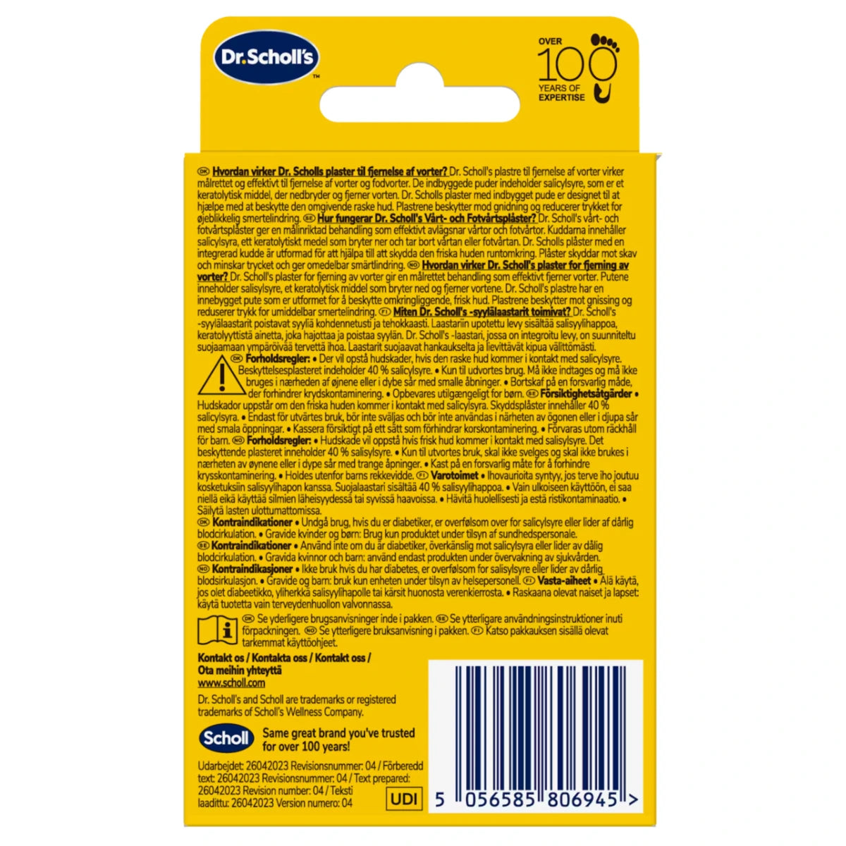 Scholl Syylälaastarit 7 kpl, salisyylihappoa sisältävät laastarit