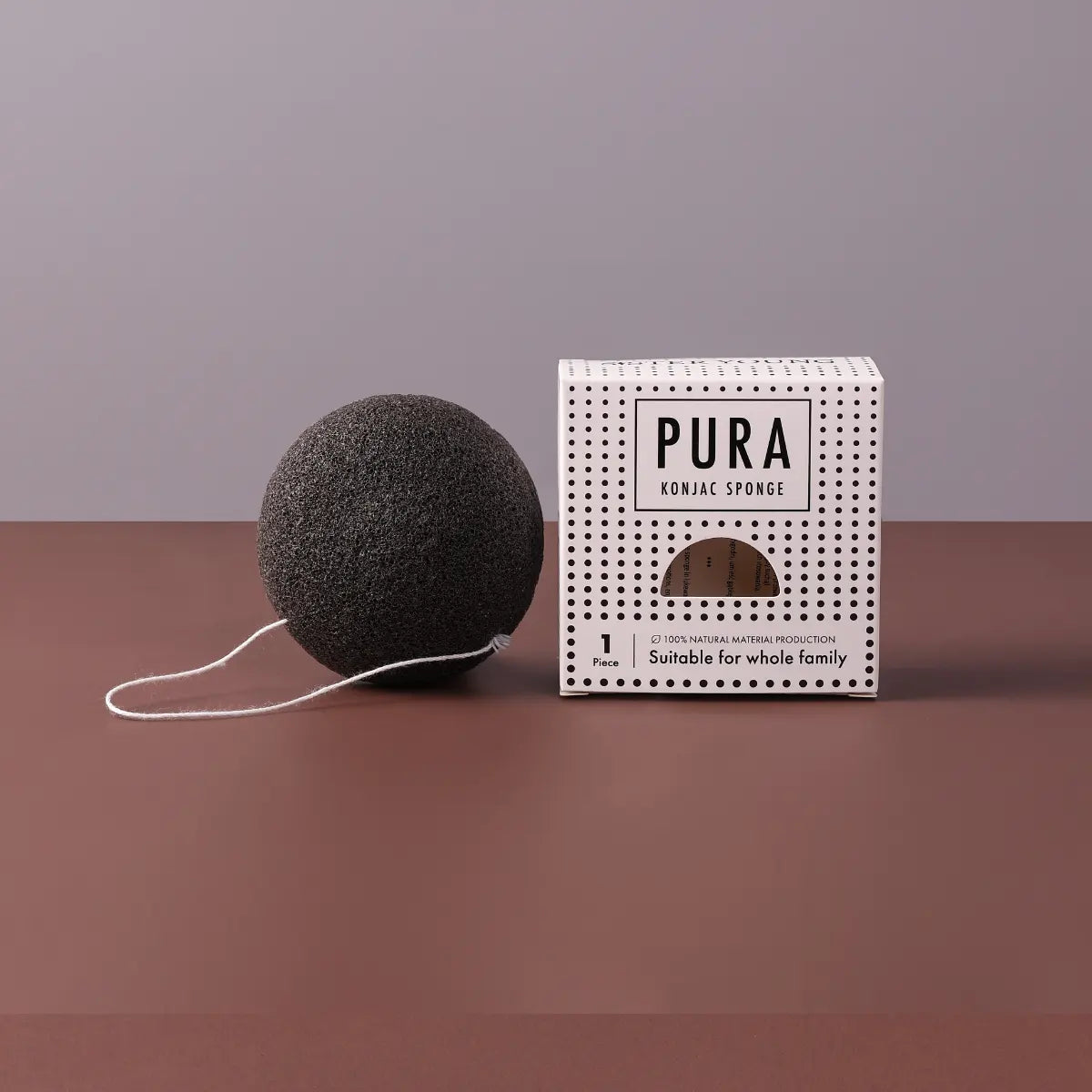 SisterYoung Pura Konjac Black puhdistussieni koko perheelle