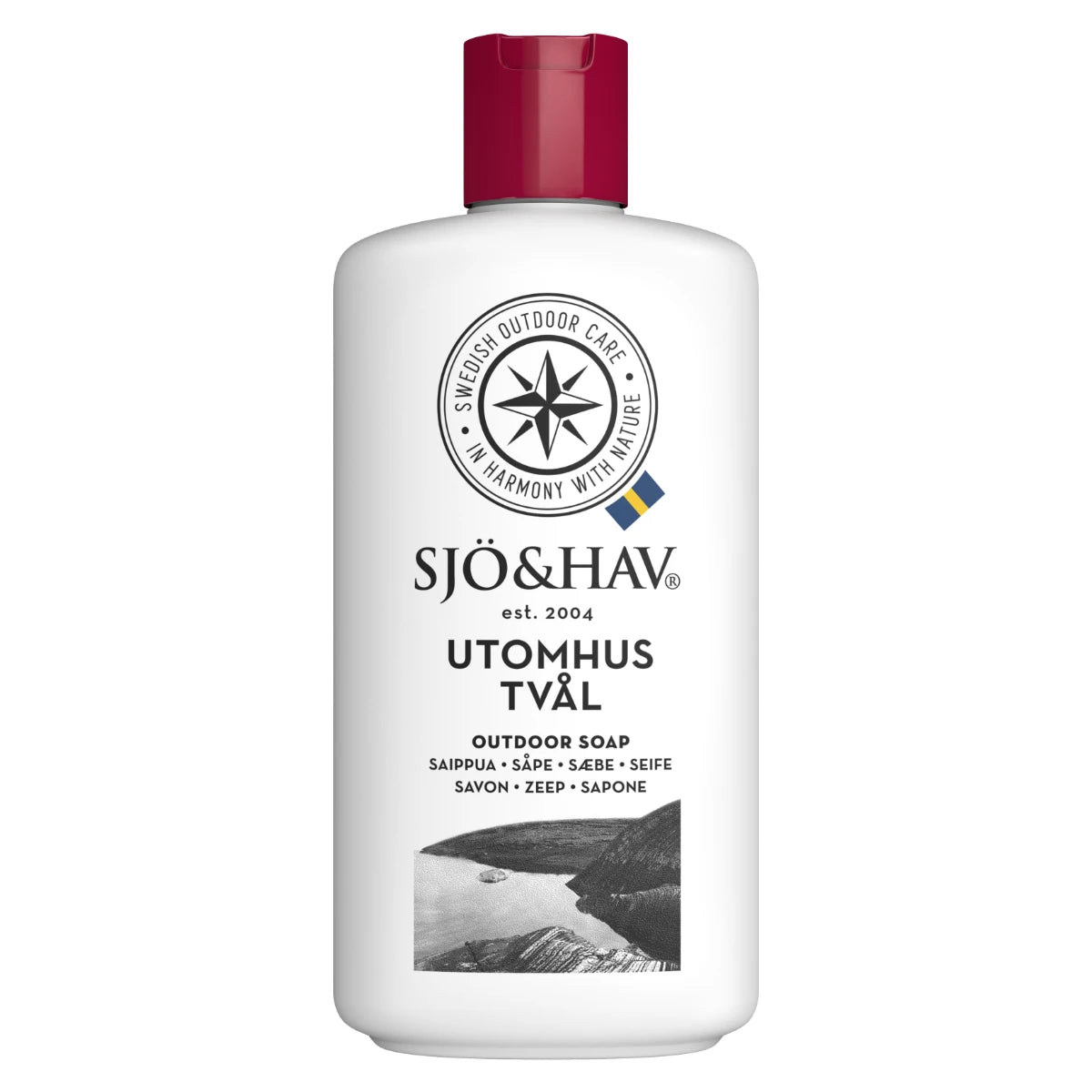 Sjö & Hav Nestesaippua 200 ml biohajoava ulkokäytöön