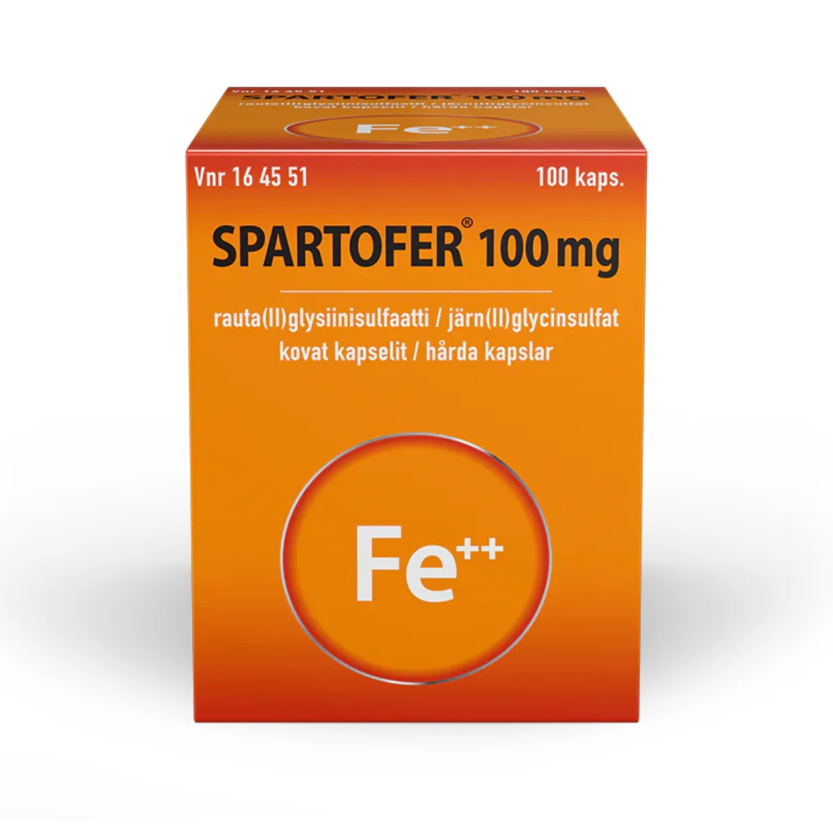 SPARTOFER 100 mg kapseli, kova