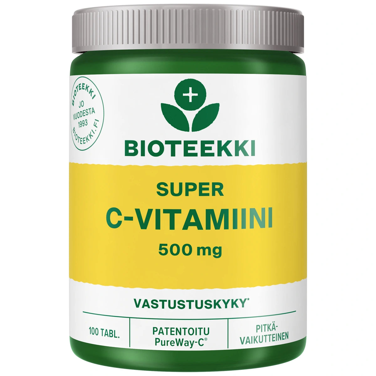 SUPER C-vitamiini 500 mg tabletti 100 kpl pitkävaikutteinen