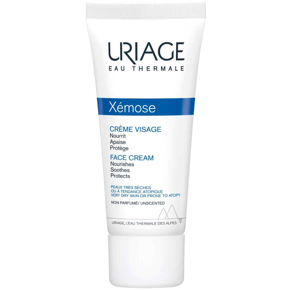 Uriage Xemose Face cream kasvovoide 40 ml ravitseva kasvovoide erittäin kuivalle tai kuivalle iholle