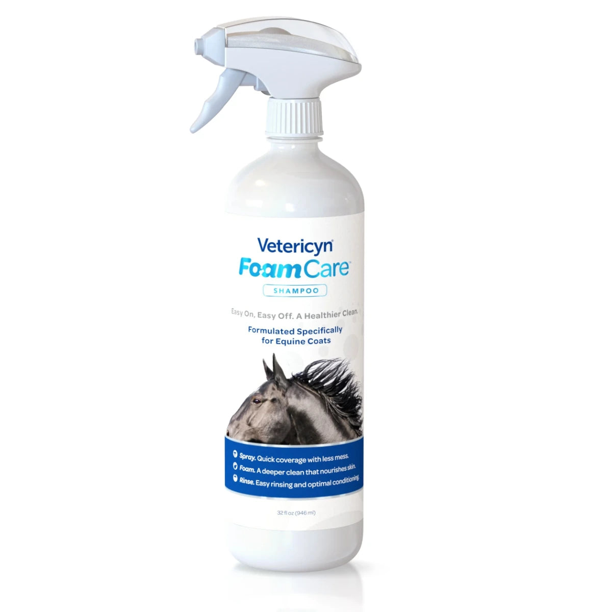 Vetericyn Foam Care pesuvaahto hevosille 946 ml
