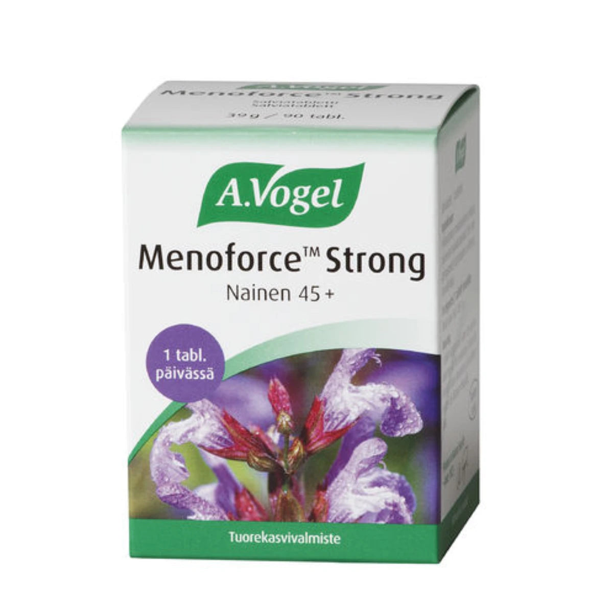 VOGEL Menoforce Strong salviatabletti 90 kpl ravintolisä erityisesti keski-ikäisille naisille