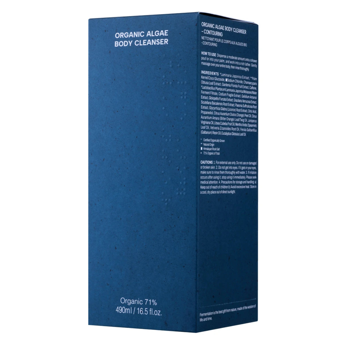 Whamisa Organic Algae Body Cleanser -suihkugeeli 490 ml – merileväpohjainen suihkugeeli