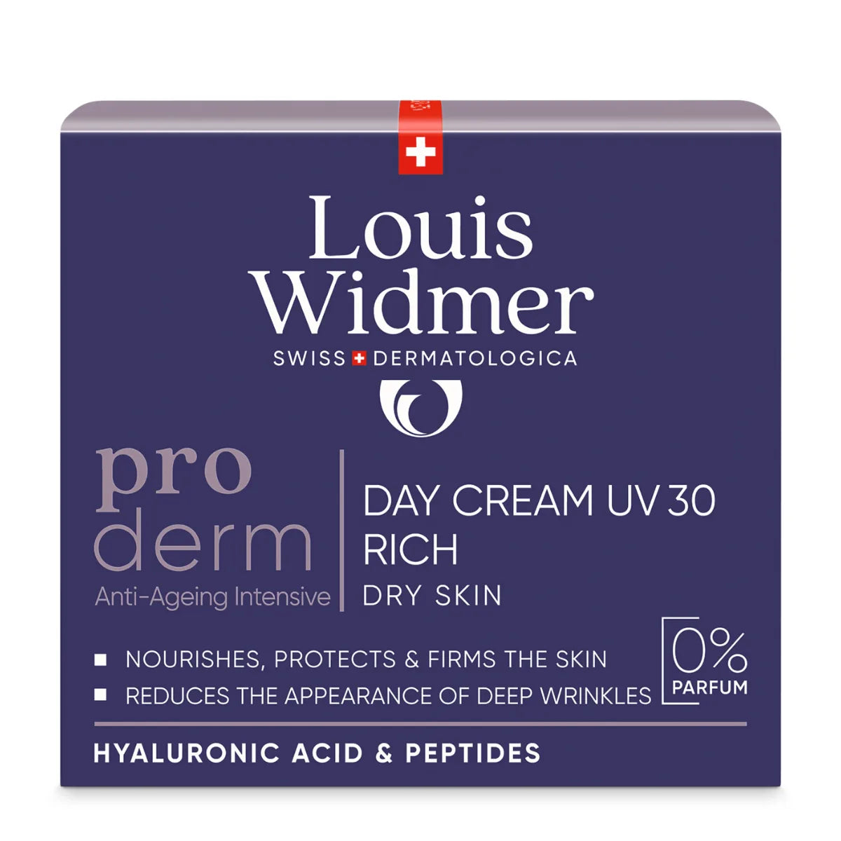 Widmer Proderm Day Cream UV 30 Rich hajusteeton 50 ml – anti-age päivävoide