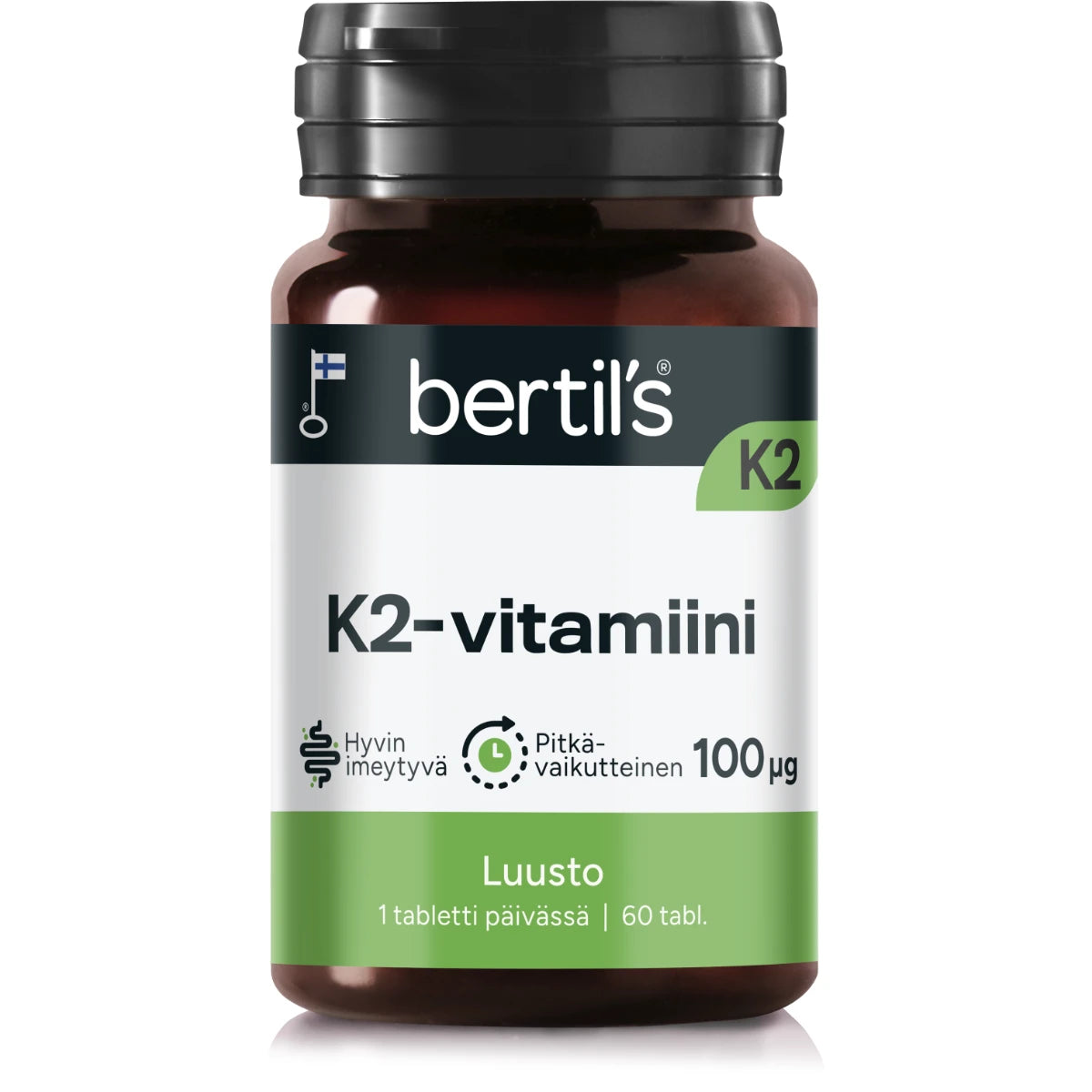 bertils K2-vitamiini 100 µg tabletti 60 kpl
