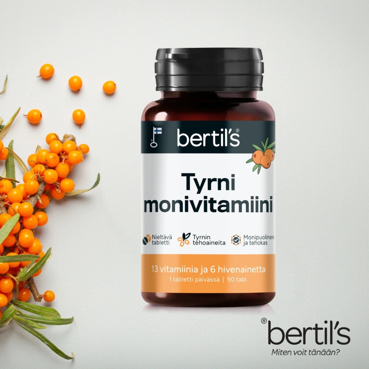 bertils Tyrni Monivitamiini 90 tabl nieltävä tabletti