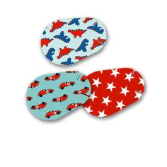 3M OPTICLUDE Silmälappu boy & girl mini kuvioitu silmän peittohoitoon 30 kpl