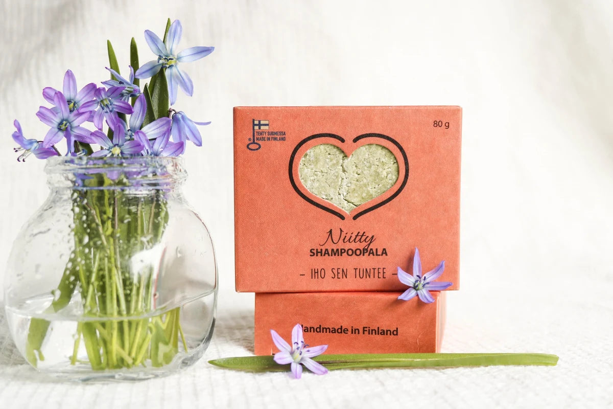 CATTECO Shampoopala niitty normaaleille ja rasvoittuville hiuksille 80 g