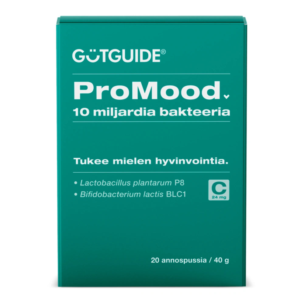GUTGUIDE ProMood maitohappobakteerivalmiste 20 pss