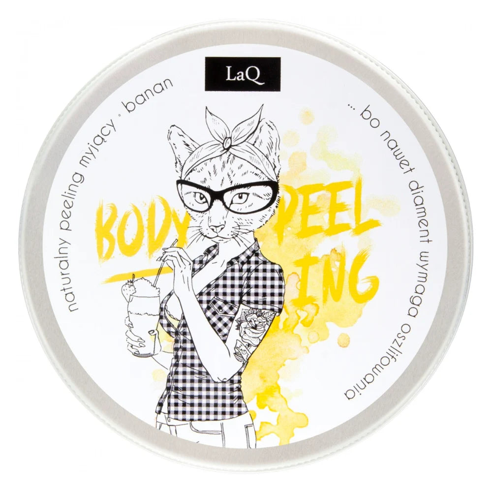 LAQ Banana pesu- ja kuorintavaahto 220 g