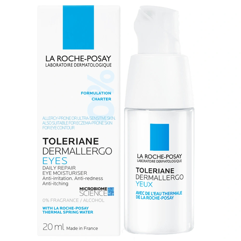 LA ROCHE-POSAY Toleriane Dermallergo Eyes hajusteeton silmänympärysvoide 20 ml