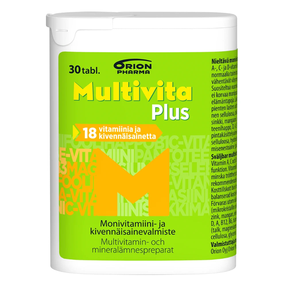 MULTIVITA Plus monivitamiinitabletti 30 kpl