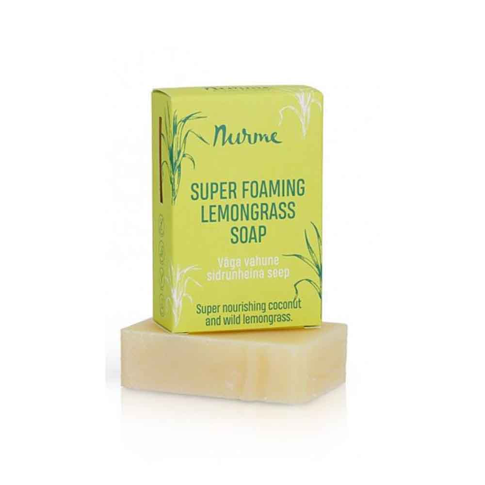 NURME LEMONGRASS SOAP, VIRKISTÄVÄ SITRUUNARUOHOPALASAIPPUA 100 G