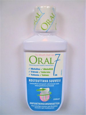 ORAL7 KOSTEUTTAVA ENTSYYMISUUVESI 250 ML