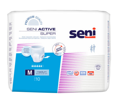 SENI ACTIVE SUPER HOUSUVAIPPA, KOKO M 10 KAPPALETTA