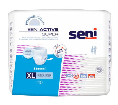 SENI ACTIVE SUPER HOUSUVAIPPA, KOKO XL 10 KAPPALETTA