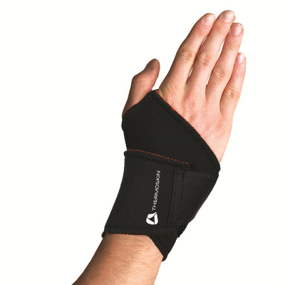 THERMOSKIN WRIST WRAP UNI KIETAISTAVA RANNETUKI L/XL BLACK 1 KPL