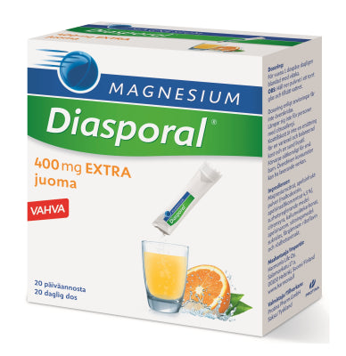DIASPORAL MAGNESIUM 400 EXTRA JUOMAJAUHE 20 KAPPALETTA