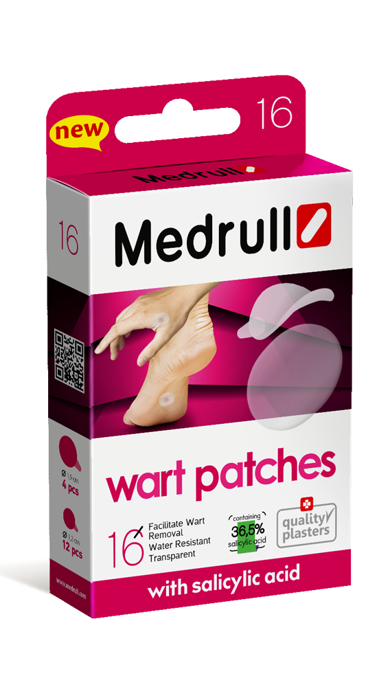 MEDRULL WART PATCHES SYYLÄLAASTARI 16 KAPPALETTA
