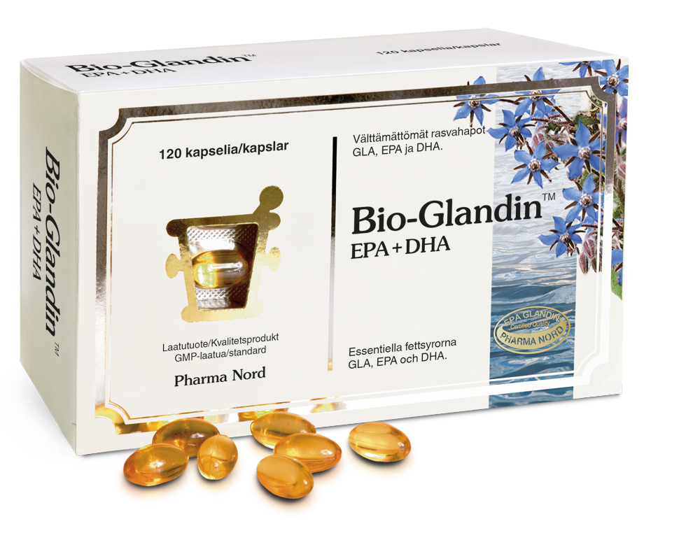 BIO-GLANDIN EPA + DHA 120 KAPSELIA