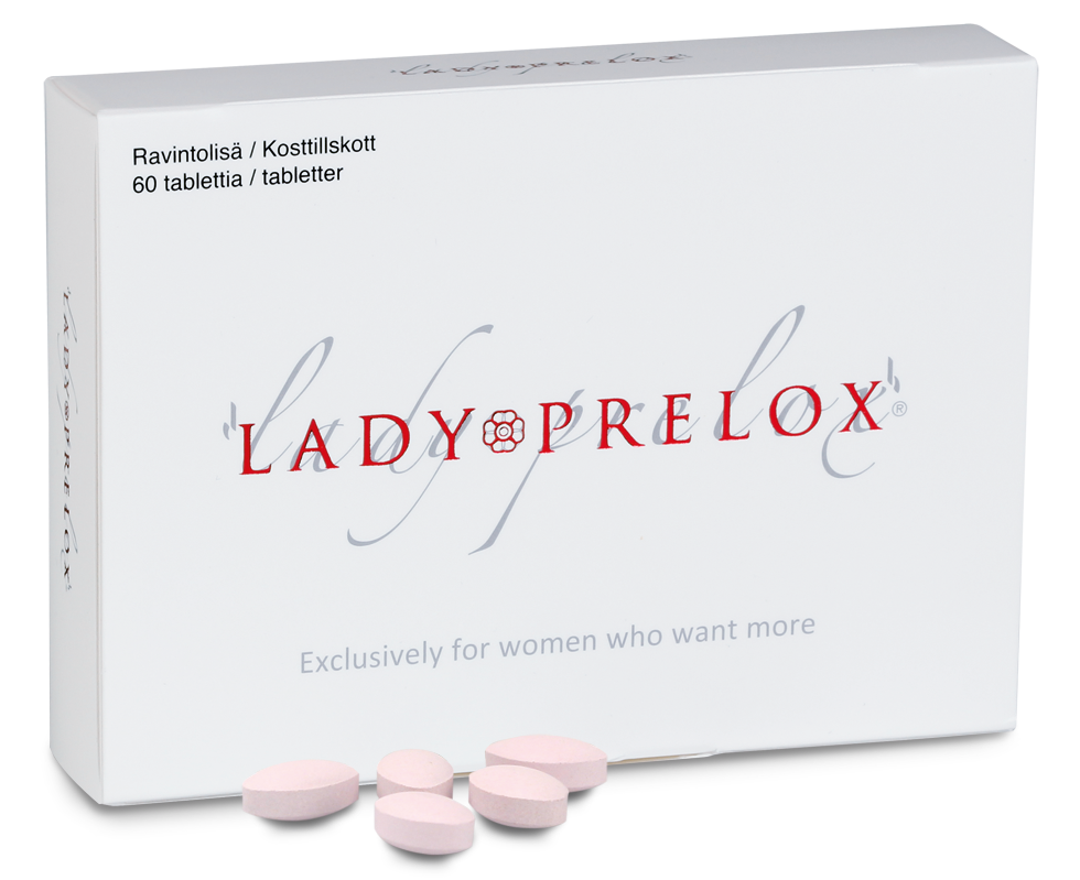 LADY PRELOX RAVINTOLISÄ AIKUISELLE NAISELLE 60 TABLETTIA