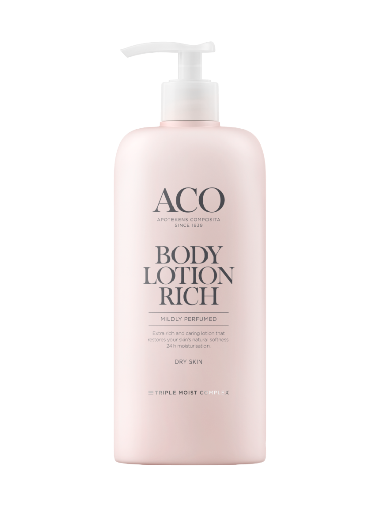 ACO BODY LOTION RICH VARTALOVOIDE KUIVALLE IHOLLE HAJUSTETTU 400ML
