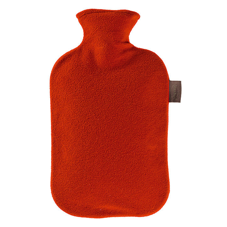 KUUMAVESIPULLO FLEECEPÄÄLLISELLÄ, PUNAINEN 1 KPL