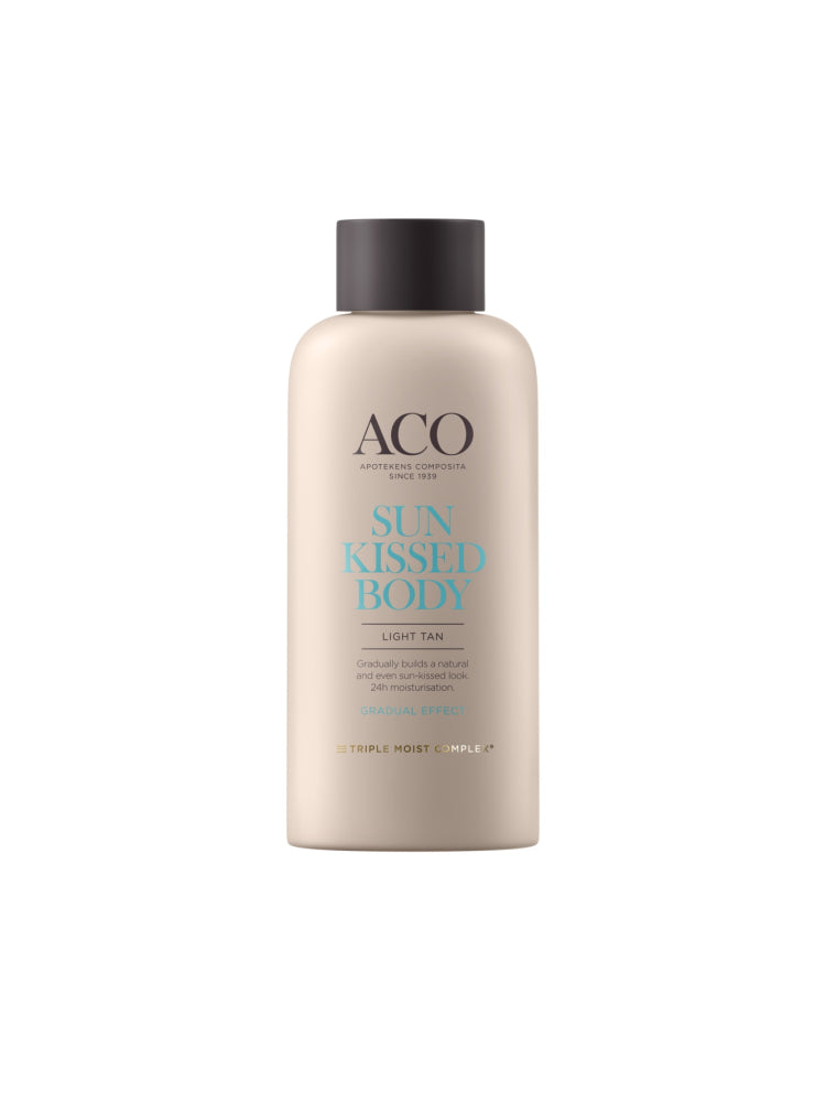 ACO SUNKISSED BODY LOTION KOSTEUTTAVA VOIDE KASVOILLE JA VARTALOLLE HAJUSTETTU 200 ML