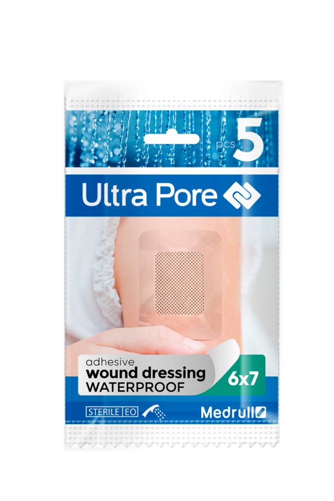 MEDRULL ULTRA PORE VEDENPITÄVÄ SIDOS 6X7CM, 5 KAPPALETTA