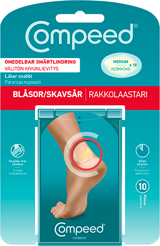 COMPEED RAKKOLAASTARI KESKIKOKO 10 KAPPALETTA