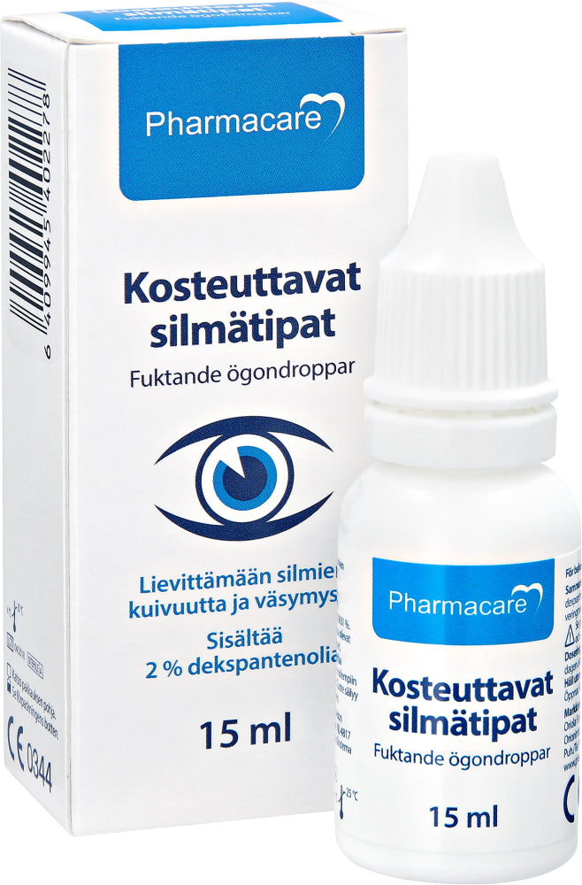 PHARMACARE KOSTEUTTAVAT SILMÄTIPAT 15 ML