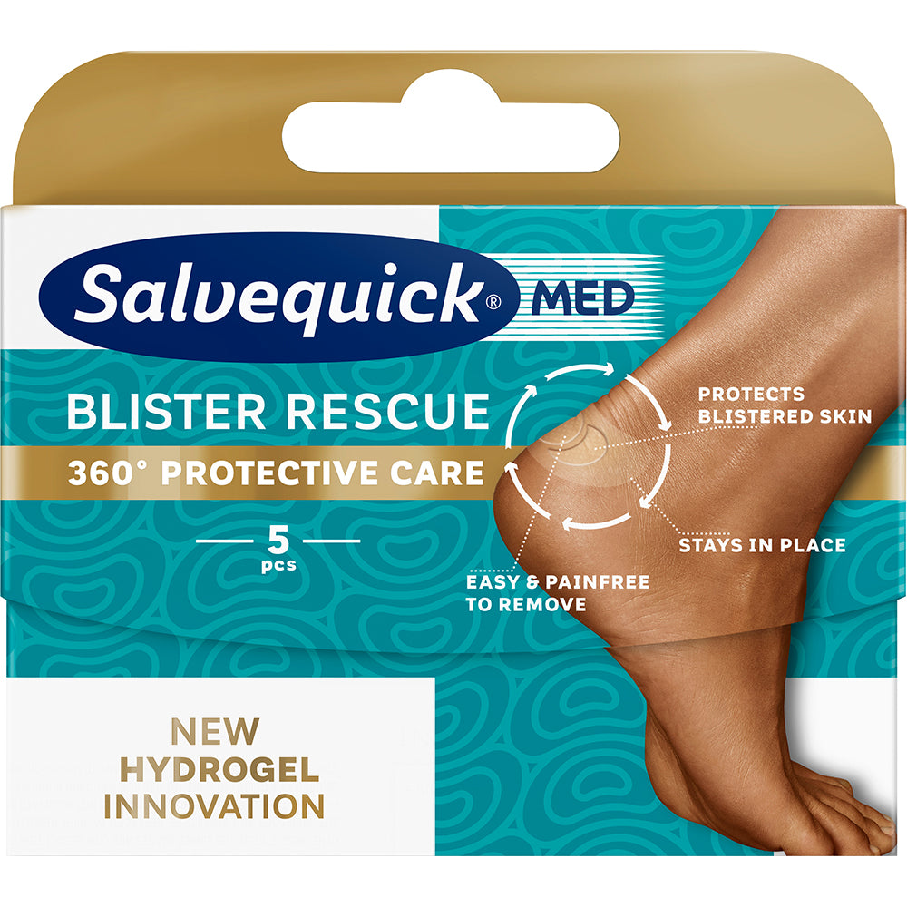 SALVEQUICK MED BLISTER RESCUE RAKKOLAASTARI 5 KPL